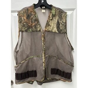 Walls Mens 2XL Camo Mesh Shooting Hunting Vest Shell Loops Game Bag 38950AT
